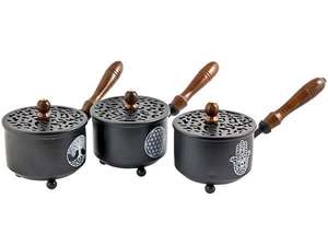 Quemador de Incienso de Carbón Vegetal con Asa para Hogar, Oficina, Templo, Oración, Tamaño Personalizado - Product Image 2