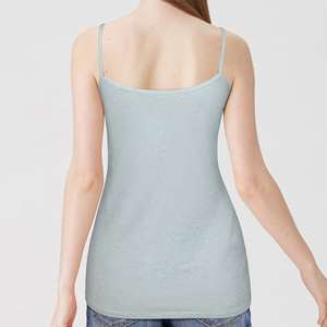 Vêtements de sport pour femmes, couleur unie, respirants, de qualité supérieure, fabriqués en usine, vente chaude, camisole de yoga personnalisée - Product Image 3