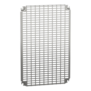 Per SCHNEIDER ELECTRIC NSYMR64 Pannelli Perforati Monoblocco H600xW400mm Perforazioni Universali per Involucri di Strumenti Elettronici - Product Image 1