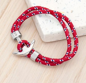 <b>Mens</b> Blue Rope Nautical Anchor Bracelet, Gifts <b>for</b> Him, Birthday Gifts, Christmas Gifts, <b>Men's</b> - Product Image 1