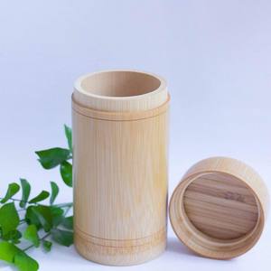 กระบอกเก็บชาไม้ไผ่ขนาดต่างๆ,กล่องใส่ชากล่องบรรจุภัณฑ์ธรรมชาติ - Product Image 6