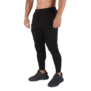 Joggers Hombres Pantalones casuales Fitness Pantalones de chándal de alta calidad Hombres Negro Gimnasio Jogger Pantalones para hombres - Product Image 4