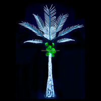 Outdoor 3D LED Tropische LED-Kokospalmen-Leuchte für Kommerzielle Festival-Gartendekoration