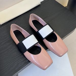 รองเท้าบัลเล่ต์ส้นเตี้ยดีไซน์สปริง รองเท้าแมรี่เจนแบบผูกเชือก รองเท้าส้นแบนใส่สบายสำหรับผู้หญิง รองเท้าแฟชั่นสำหรับผู้หญิง - Product Image 1