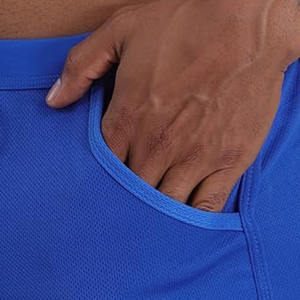 Pantalones Cortos Deportivos para Hombre, Transpirables, de Secado Rápido, Ligeros, Elásticos, de Poliéster/Algodón, con Cierre de Cordón y Bolsillo Lateral, para Gimnasio - Product Image 2