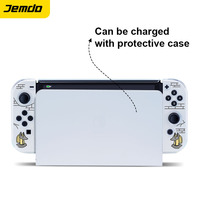 Funda Protectora de TPU Jemdo para Nintendo Switch OLED, Carcasa Protectora Suave Mate con Agarre para Modelo de Controlador Switch