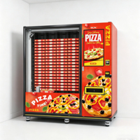 Distributeur automatique de pizzas TCN, grande capacité, entièrement automatique, système de chauffage intelligent pour la vente de pizzas en détail