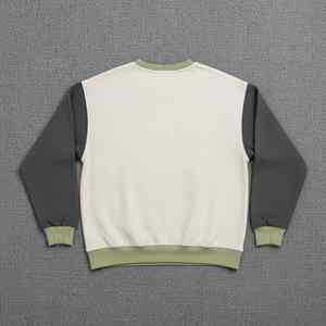 Sudadera de Cuello Redondo para Hombre, de Alta Calidad, para Invierno, Lisa, de Algodón/Poliéster, Transpirable, Cómoda, Elegante, con Hombros Caídos - Product Image 2