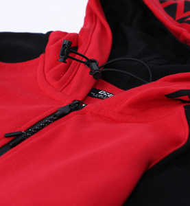 <b>Men's</b> <b>Zip</b> Up <b>Hoodie</b> Color Block Long Sleeve Casual <b>Hoodie</b> <b>with</b> <b>Pocket</b> Fashion Heavyweight Gym Hoodies for <b>Men</b> By Ako - Product Image 2