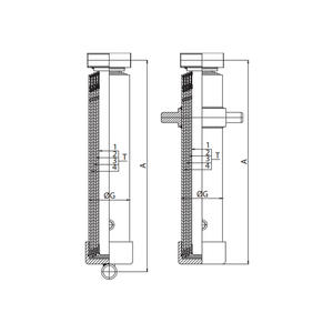 Cylindre hydraulique télescopique de qualité industrielle MUSTAFA UYSAL UYS-111540, joint d'étanchéité, tube, capacité de 10 tonnes, 4 étages, course de 2920 mm - Product Image 4