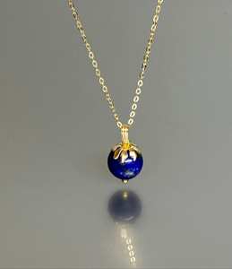 จี้925ยาวทำจากหินควอทซ์แท้สีดำประดับมุกอัญมณีสร้อยคอสำหรับเป็นของขวัญ - Product Image 6