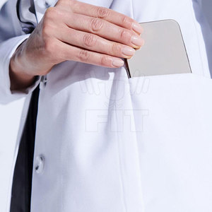 Batas de Laboratorio de Manga Larga, Elegantes y de Alta Calidad, Impermeables, para Hospitales y Médicos, Venta al Por Mayor - Product Image 3