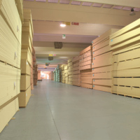 Muebles de Salón Modernos Minimalistas con Tiradores Empotrados, Gabinetes de Madera con 2 Puertas de Losa y 5 Estantes Ajustables, Muebles Multiusos para el Hogar