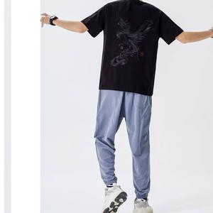 Camiseta de Invierno Personalizada para Hombre, Tejida, Bordada, de Franela, con Logotipo OEM, 100% Algodón, Antiencogimiento, Tallas Grandes, Secado Rápido - Product Image 6