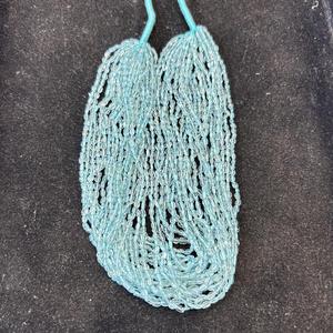 AAA 6/8 Grado Aguamarina brasileña 13 \ "Cuentas de piedra facetadas Máquina de Aguamarina azul facetada - Product Image 2