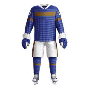 Nouvel uniforme de hockey sur glace élégant 100% polyester OEM personnalisable Fabriqué au Pakistan Ensemble avec votre propre logo Vente en gros et prix bon marché - Product Image 1