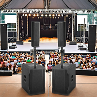 Equipo profesional de gran potencia Etapa Sonido al aire libre Sistema de altavoces pasivos Line Array