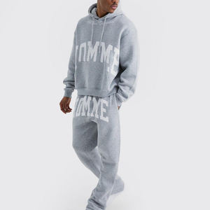 2025 nouveauté sweat personnalisé Jogging survêtement hommes coton polaire survêtement ensembles/hommes hiver survêtement - Product Image 1