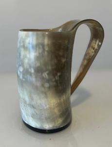 Mug en corne de buffle authentique et écologique, fait à la main, de qualité alimentaire, style médiéval, religieux, Feng Shui, mug à bière animal - Product Image 6