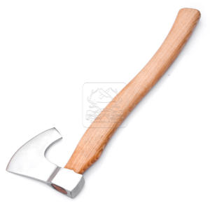 Hacha vikinga hecha a mano, hacha Tomahawk, diseños de grabado intrincados industriales, hoja barbuda, madera dura grabada - Product Image 5