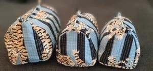 Pratique bohème coton grande trousse de maquillage voyage en plein air cosmétique pochette à glissière avec poches intérieures en métal bouton grande capacité - Product Image 2