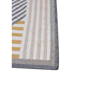 Alfombras de lana de tejido plano Alhambra Ivory, alfombras geométricas de yute hechas a mano con diseño de diamantes y rectángulos para el hogar, para la mesita de noche-ADWP-13055 - Product Image 4