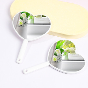 Mini Heart-Shaped 3X Magnifying Cosmetic <b>Mirror</b> with Custom Logo-Portable Handheld <b>Compact</b> <b>Mirror</b> for Personalized Use - Product Image 3