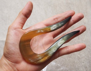 Polished Finish Buffalo Horn <b>Hair</b> <b>Pins</b> for Women's Ox Horn <b>Hair</b> Styling Stick Natural Accessory - Product Image 2