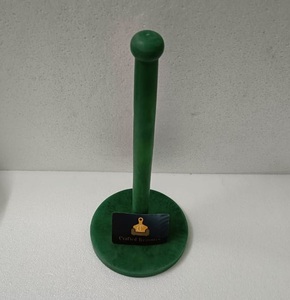 Porte-serviettes en papier décoratif en résine époxy, porte-rouleau de cuisine en résine de luxe à motif tourbillon, porte-serviettes en papier à déchirer d'une seule main - Product Image 1