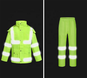 Ropa de Trabajo, Chaqueta y Pantalones de Alta Visibilidad, Uniformes de Seguridad Reflectantes para Trabajadores, 2025 - Product Image 2