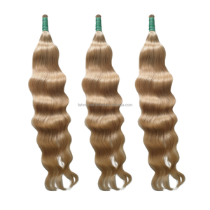 Extension de cheveux humains bruts indonésiens vierges à cuticule alignée, extension de cheveux Remy en vison noir avec dentelle et os, vendeur FH - Product Image 4