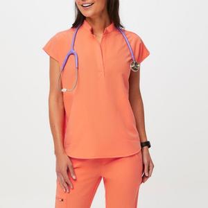 Trajes de exfoliación para mujeres para enfermeras en diseños elegantes Uniforme de enfermera de manga corta Médico de moda Transpirable Scrubs XS a 6XL Tamaño - Product Image 3
