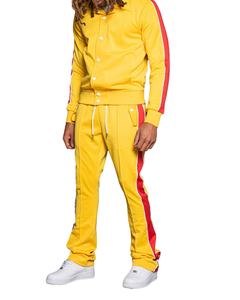 Ensemble de survêtement deux pièces en coton 100 % pour homme, coupe ajustée, style streetwear, collection hiver 2025 - Product Image 2