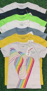 Camisetas estampadas a la moda para niña, ropa de algodón con cuello redondo, con estampado personalizado, colección de camisas de China - Product Image 5