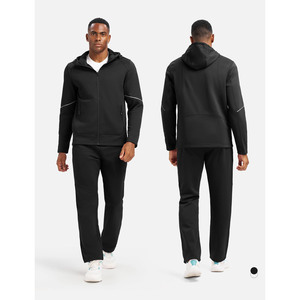 Conjunto de 2 Piezas de Sudadera con Capucha y Pantalones Deportivos para Hombre de Alta Calidad, 100% Algodón, Diseño de Impresión Personalizada, Conjuntos Deportivos, Chándales Unisex - Product Image 4