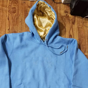 Sudaderas con capucha térmicas forradas de seda al por mayor con logotipo personalizado Ropa de calle bordada Apliques desgastados Sudadera con capucha de gran tamaño Mujeres OEM - Product Image 2