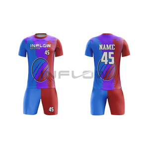 เสื้อฟุตบอลระบายอากาศได้ดีเสื้อ100% ผ้าโพลีเอสเตอร์เสื้อสโมสรฟุตบอลเสื้อทีมเจอร์ซีย์สินค้าแห้งเร็วออกแบบโลโก้ได้ตามต้องการ - Product Image 1