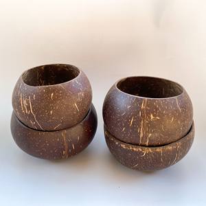 ชุดชามมะพร้าวทำมือแบบยั่งยืนและเป็นมิตรกับสิ่งแวดล้อม ขายส่งชามเปลือกมะพร้าวจากเวียดนาม - Product Image 3