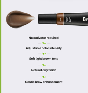 บราวเซนน่า ®   สีคิ้ว ลูม # 04 สีน้ำตาลอ่อน 15 มล. - Product Image 2
