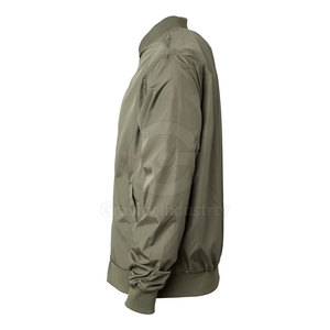 Veste bomber d'hiver pour homme avec logo personnalisé en gros, col montant et position du logo sur le devant, tissu respirant écologique - Product Image 3