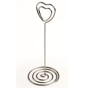 Porte-cartes en spirale en fil de fer, porte-mémo en fer forgé, porte-photo, support simple multifonctionnel de style classique pour l'école, la cuisine, le mariage - Product Image 4