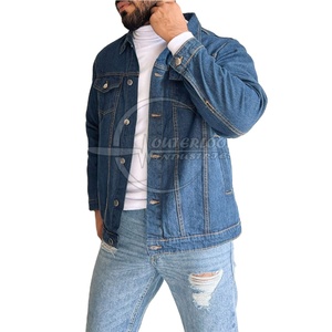 2025 Venta al por mayor Chaqueta de mezclilla para hombres con piel en el interior Chaqueta de mezclilla informal cortavientos para hombres a bajo precio - Product Image 1