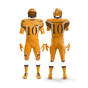 Uniforme y Pantalones Personalizados de Fútbol Americano |   Uniforme de Fútbol con Camiseta y Pantalones |   Ropa Deportiva Transpirable de Poliéster - Product Image 3