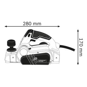 DIY Hand-Held <b>Planer</b> with Parallel Guide Hexagonal Spanner Dust Bag Carrying Case - Product Image 4