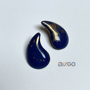 Pendientes Colgantes en Forma de Coma Negros Plateados Hechos a Mano en Vietnam, Vintage, para Bodas y Fiestas, Personalizados, al por Mayor, Regalo de Moda - Product Image 2