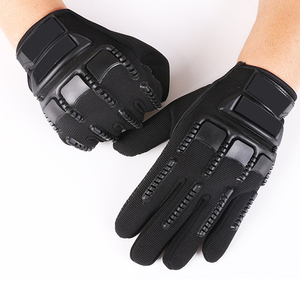 Gants de moto de qualité supérieure pour les motards avec armure dure pour les articulations, paume renforcée, maille respirante et dragonne sécurisée - Product Image 2