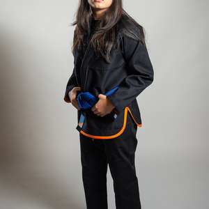 Jitsu GI กิโมโน bjitsu ผ้าระบายอากาศน้ำหนักเบาเย็บเสริมสำหรับฝึกซ้อมและแข่งขันโลโก้ออกแบบได้ตามต้องการ - Product Image 3