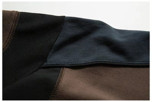 Camisetas blancas informales de punto liso de manga corta con varios paneles para hombre de la mejor calidad Spandex/estilo callejero de algodón a la moda - Product Image 2