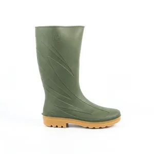 Botas AP Verdes de PVC de Alta Durabilidad, Botas de Trabajo Impermeables para Todas las Estaciones - Product Image 1