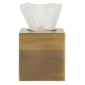 Square Tissue <b>Box</b> Cover Modern Steel Metal Napkin <b>Box</b> <b>With</b> Natural Walnut Wood <b>Lid</b> <b>Decorative</b> Holder For Kitchen Bathroom Use - Product Image 3